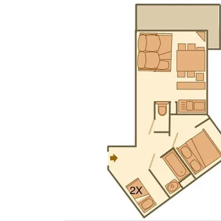 Apartahotel Résidence Le Chamois D'or